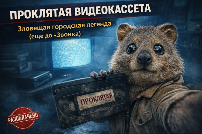 проклятая кассета - обложка