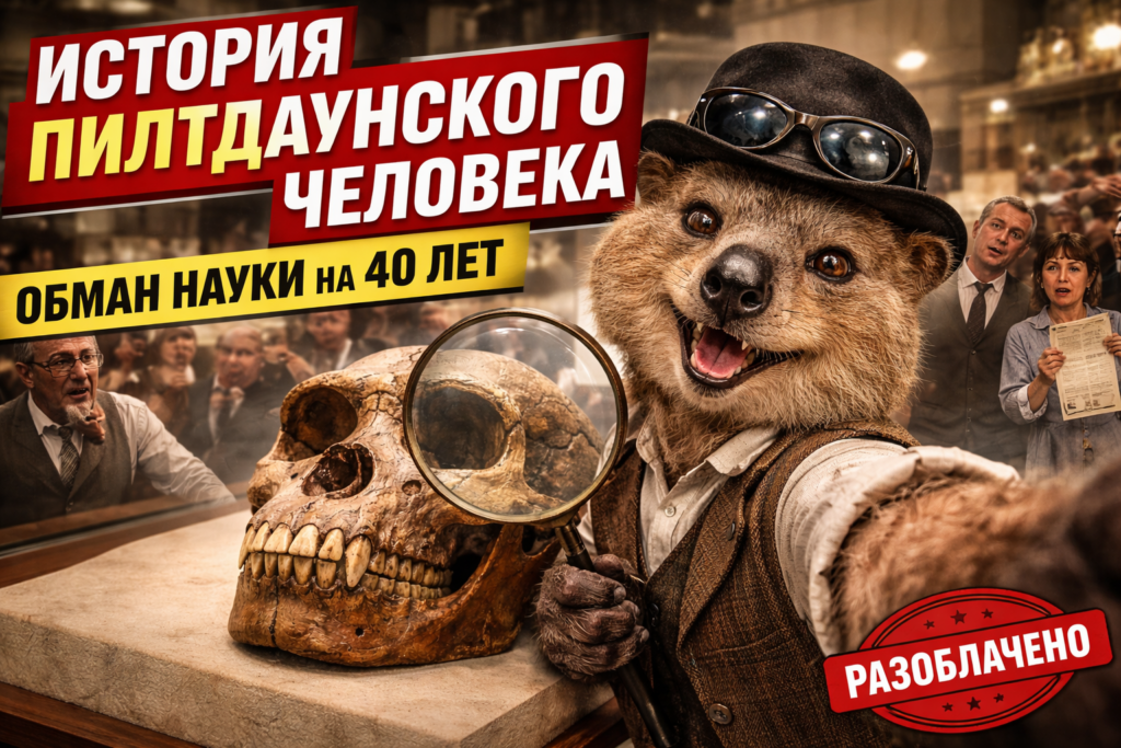 пилтдаунский человек - обложка
