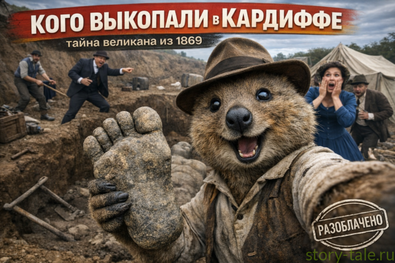 Кардиффский гигант: обложка